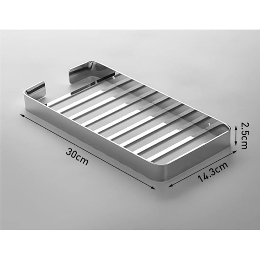 シャワーシェルフ壁掛け バスルームシェルフ シルバー シャワーシェルフ壁掛け バスルームシェルフ シルバー